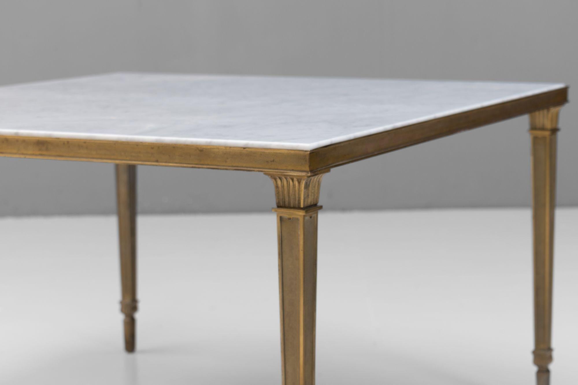 Marble Top Coffee Table In Good Condition For Sale In London, England