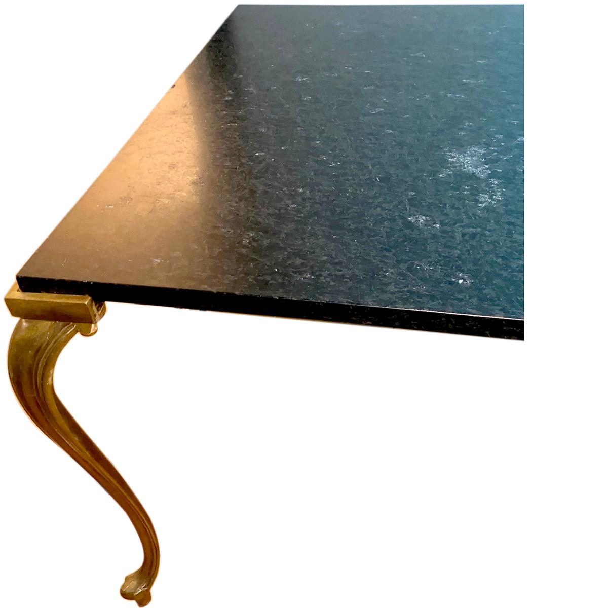 Marble-Top Coffee Table In Good Condition For Sale In New York, NY