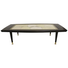 Marble-Top Coffee Table