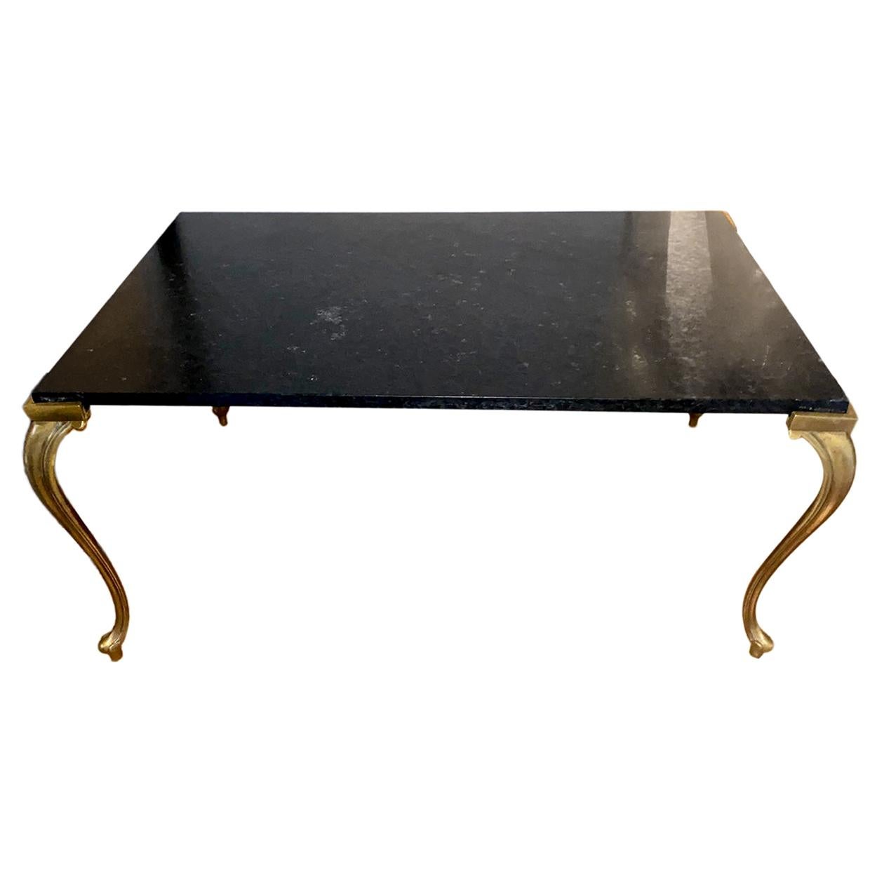 Marble-Top Coffee Table For Sale