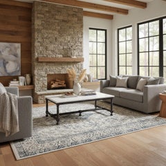 Marble Top Coffee Table with Barley Twist Base