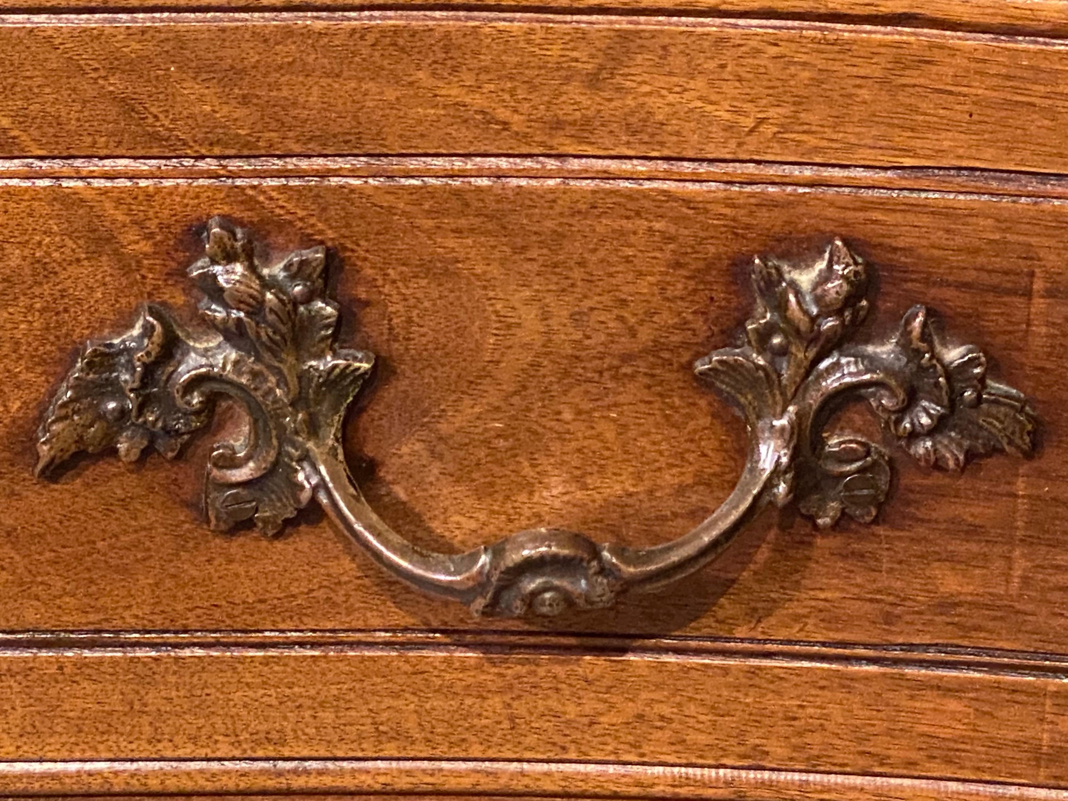 20th Century Marble Top Commode, Dresser Louis XV Style, Late 19th Century