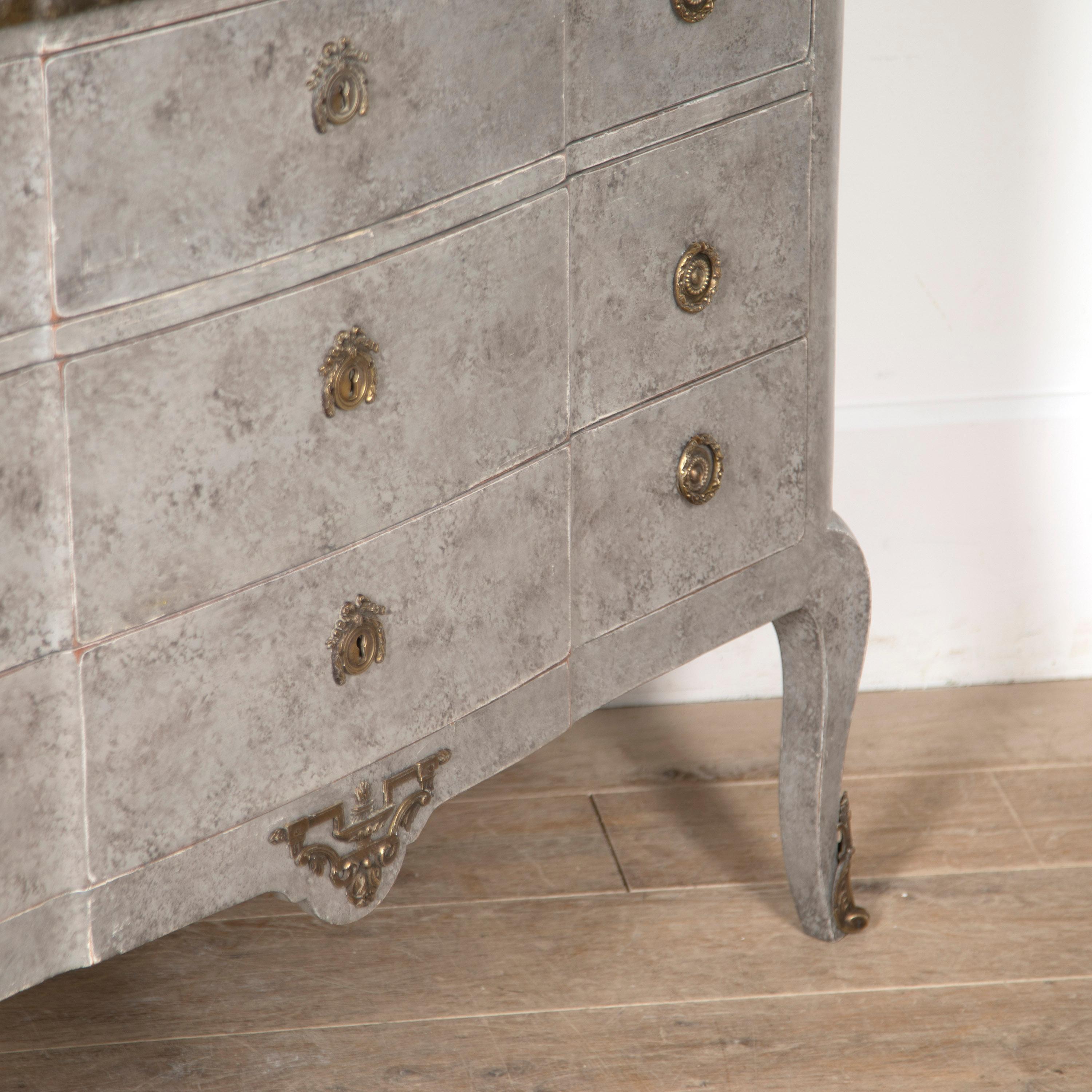Country Marble Top Commode