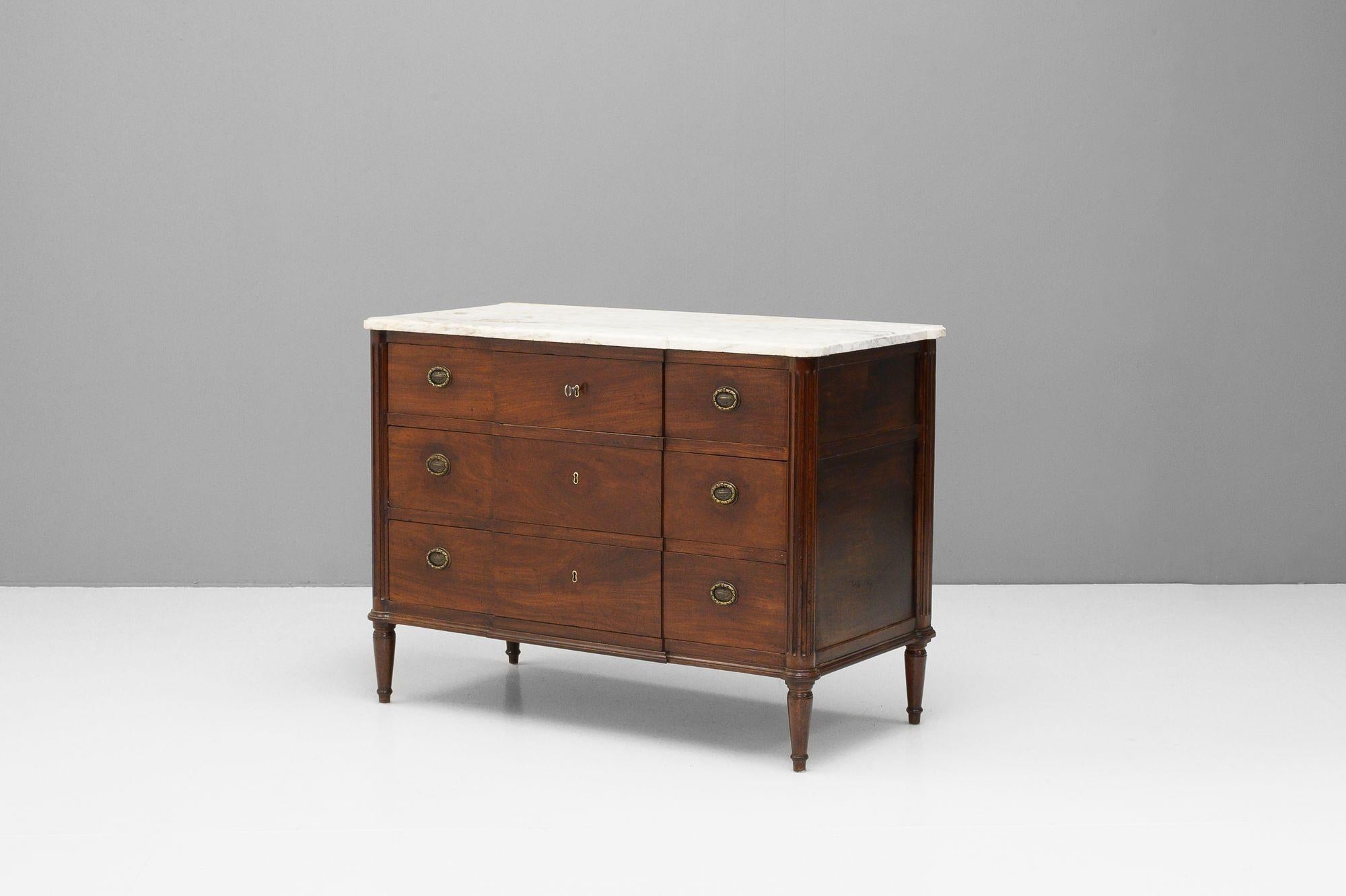 Marble Top Commode For Sale at 1stDibs