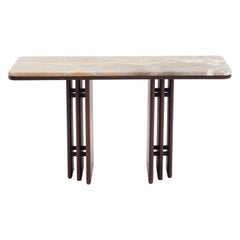 Marble Top Console by Bendixen Design, 1960s