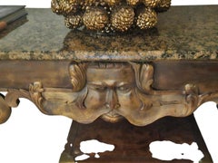 Marble top Console Table
