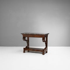 Konsolentisch mit Marmorplatte