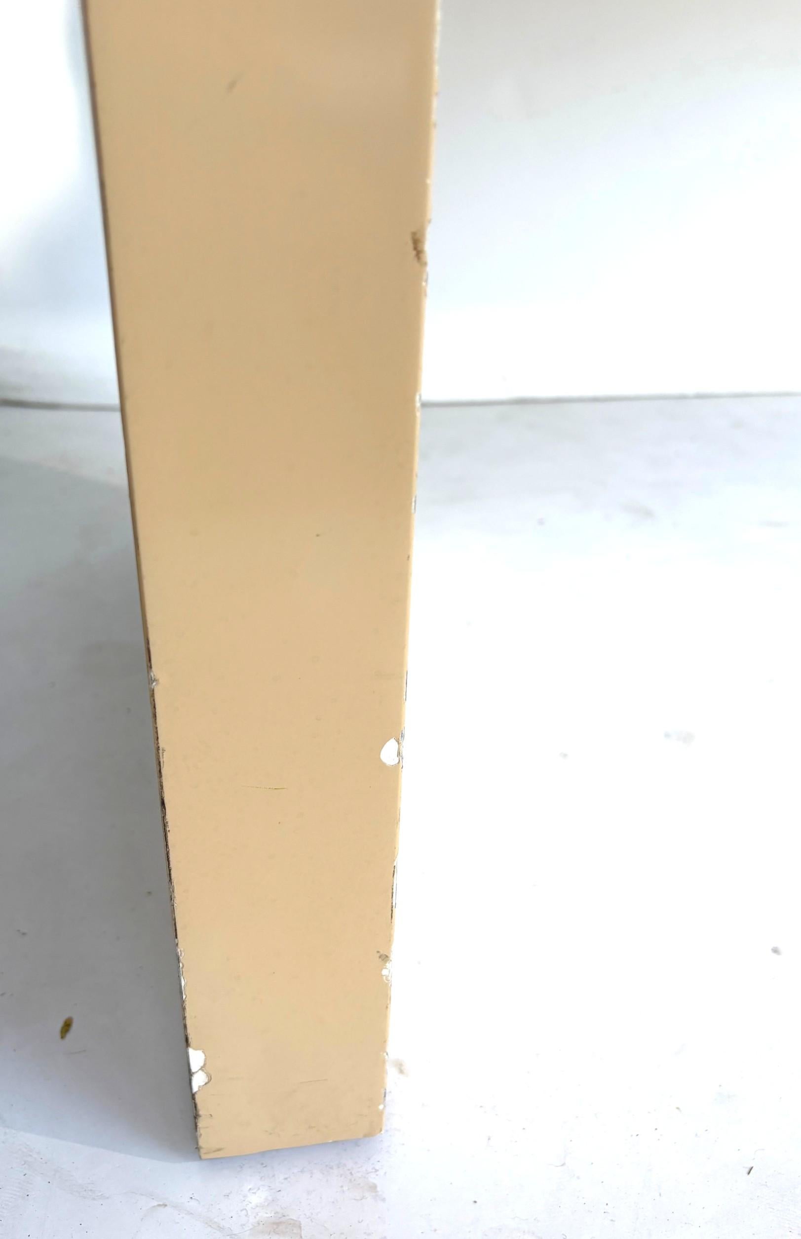 American Marble Top Console Table For Sale