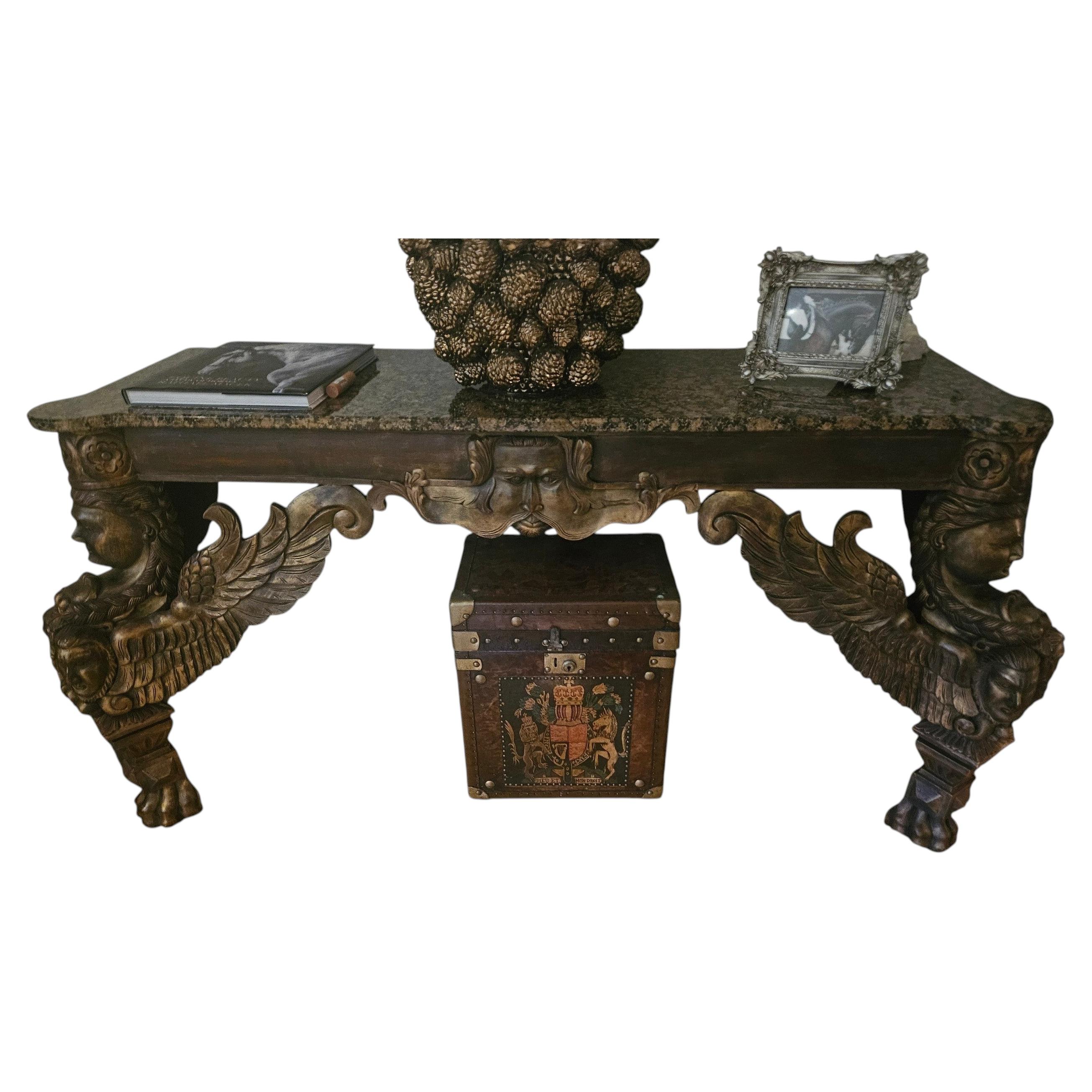 Marble-Top Console Tables - 942 For Sale on 1stDibs | marble top