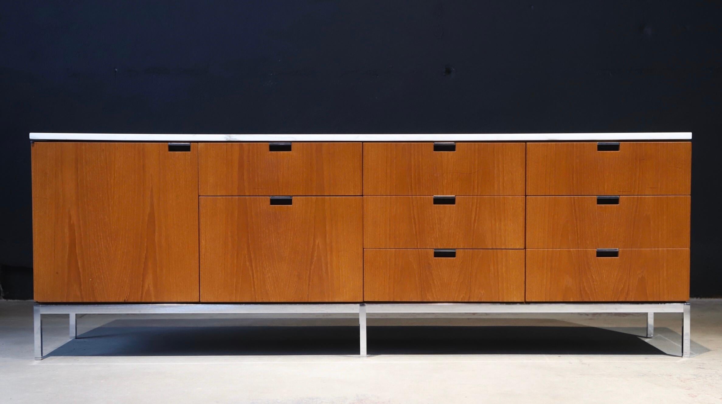 20th Century Marble-Top Credenza by Florence Knoll