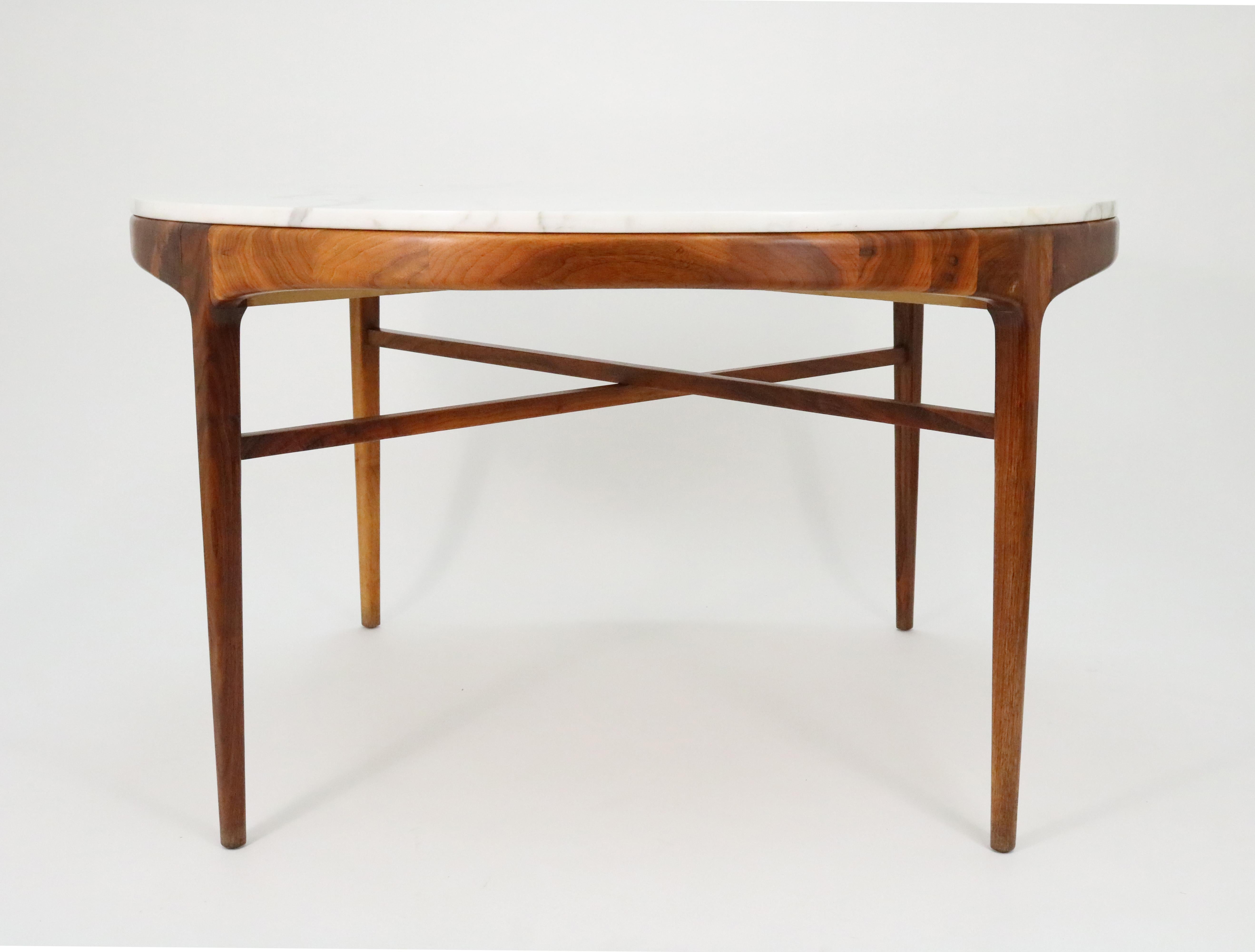 Marble Top Dining Table, Lane 'Rhythm' Series, 1960s 1