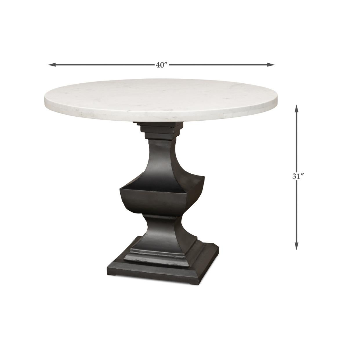 Marble Top Dining Table For Sale 4