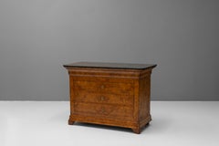 Marble Top Elm Commode
