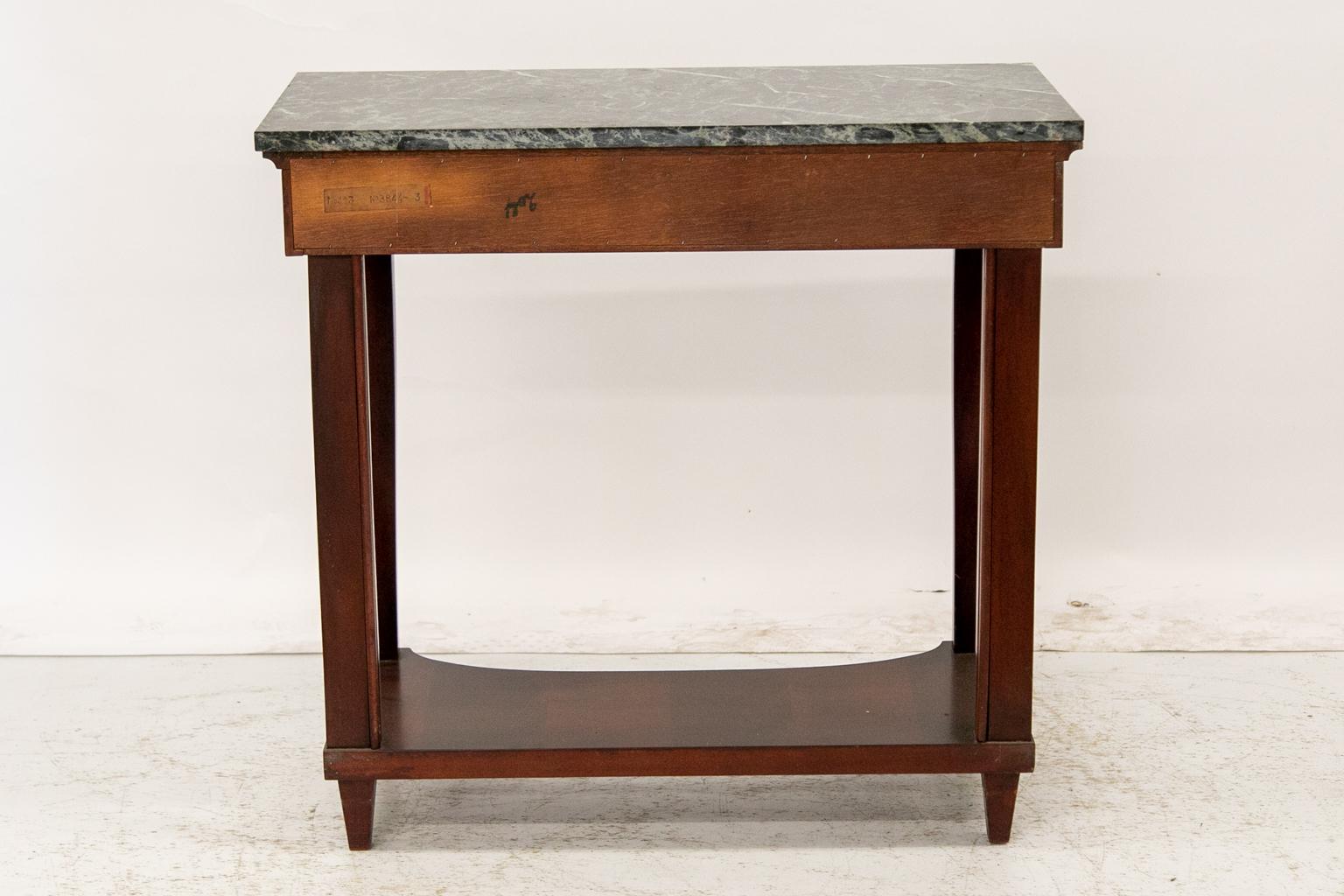 Marble-Top English Regency Style Console Table 3