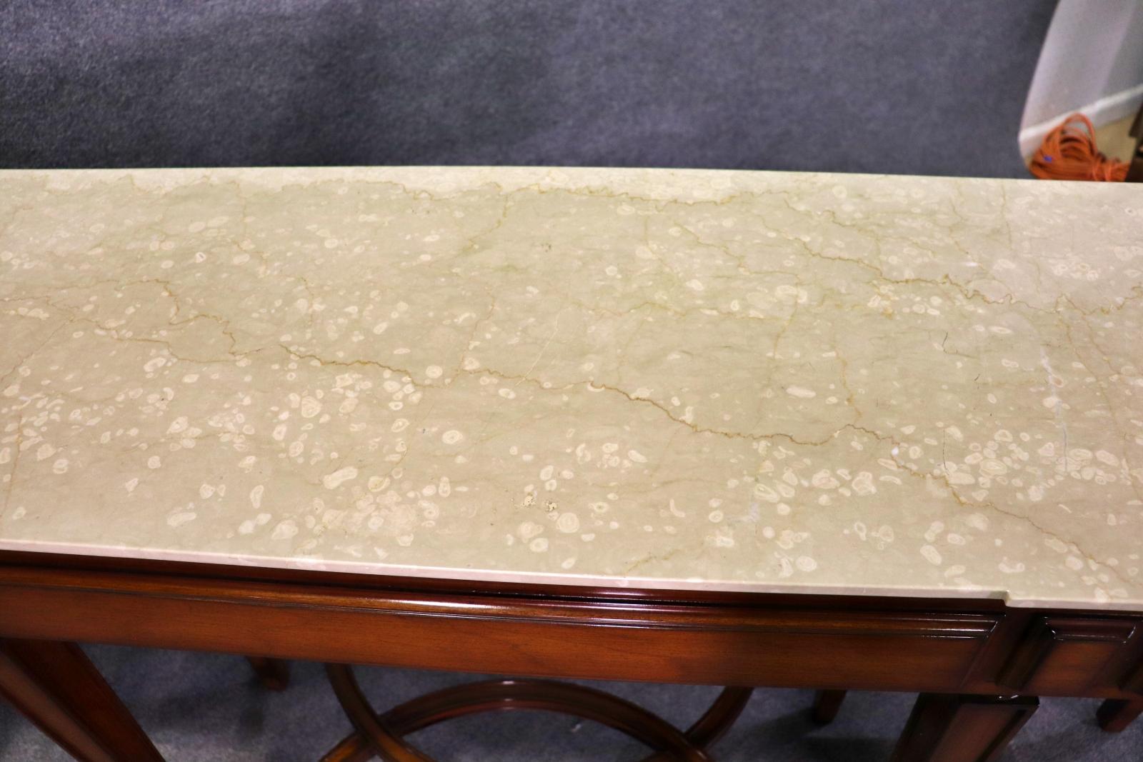 Konsolentisch mit Marmorplatte im französischen Regency-Stil  im Angebot 4