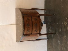 Marble Top French Side Table
