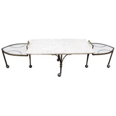 Marble-Top Metamorphic Coffee Table
