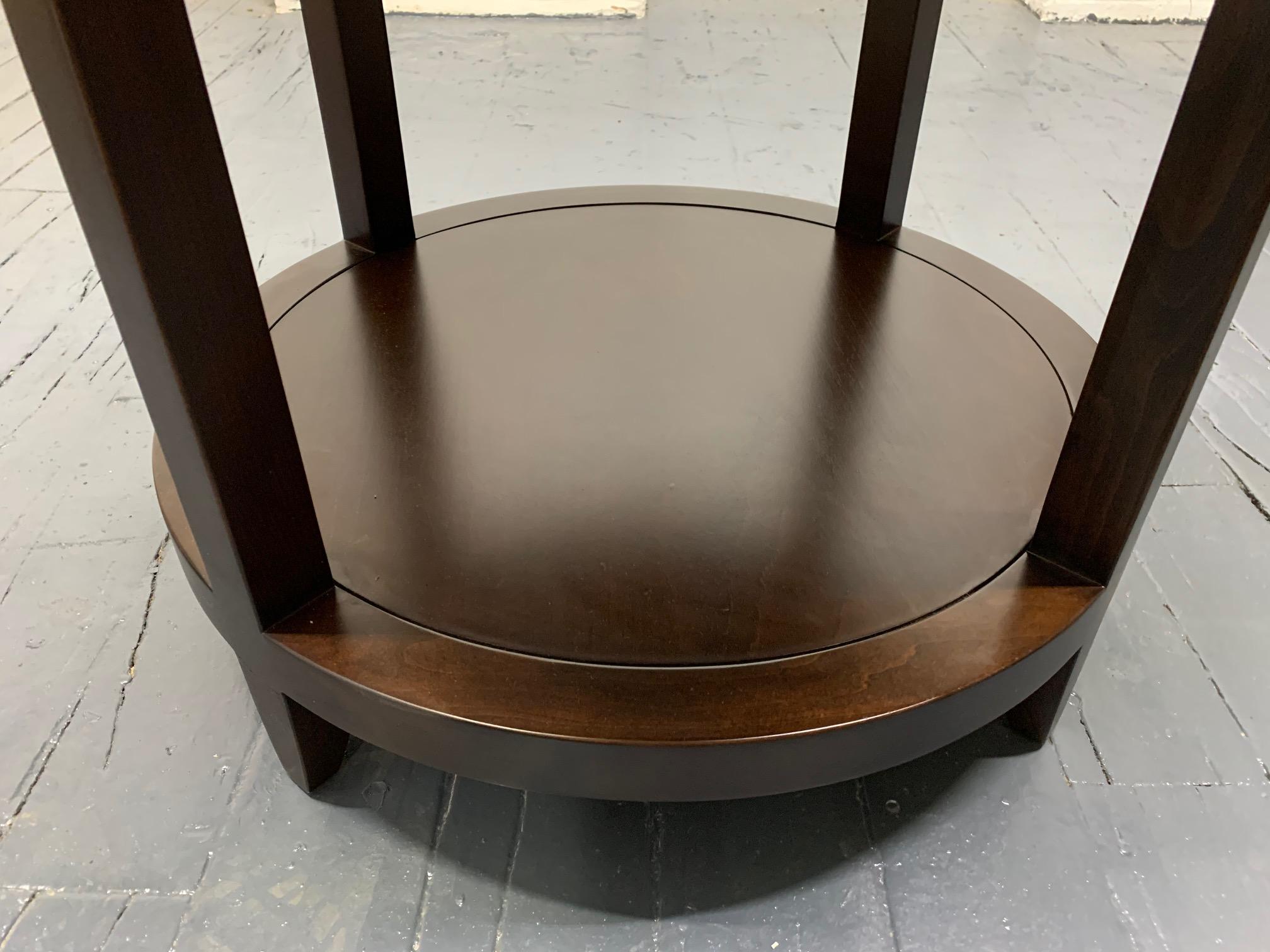 Mid-Century Modern Table d'appoint à plateau en marbre de Baker Furniture Company en vente
