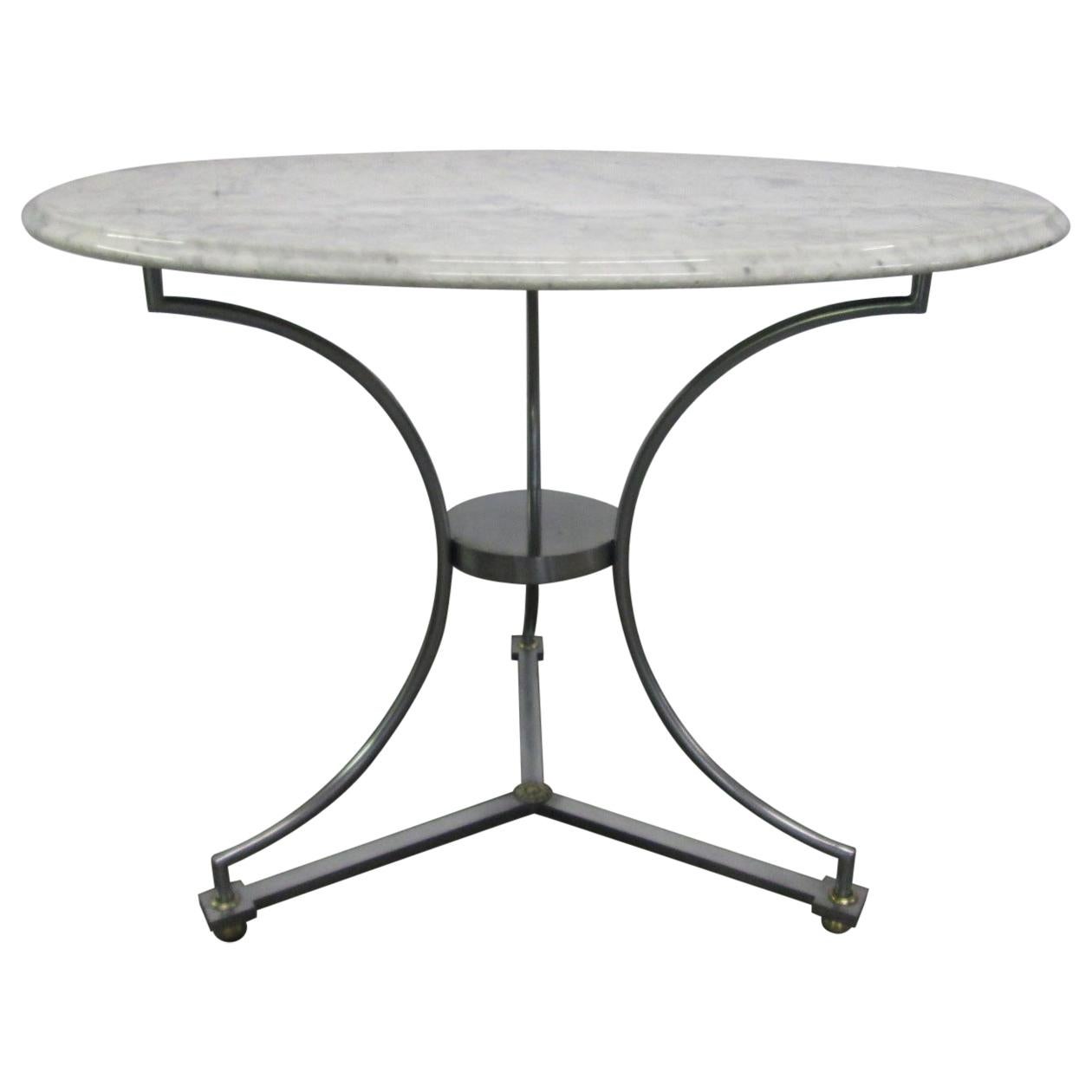 Mesa con tablero de mármol según Maison Jansen