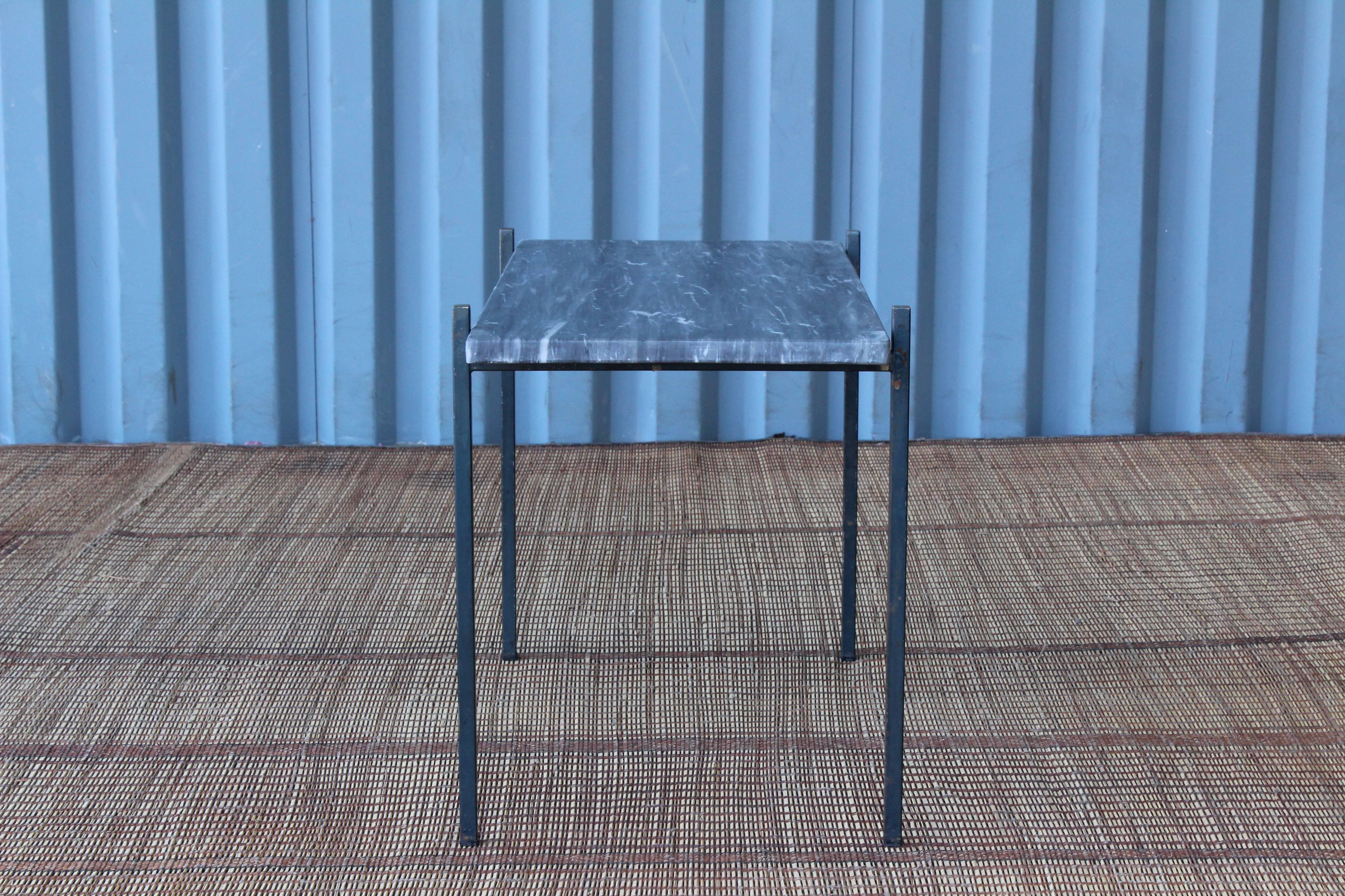 Marble-Top Tables on Metal Bases, Italy, 1960s 5