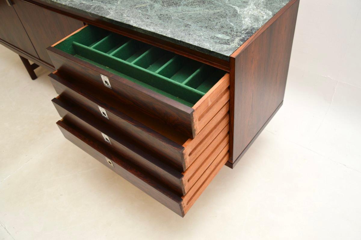 Enfilade vintage avec dessus en marbre de Robert Heritage pour Archie Shine 3