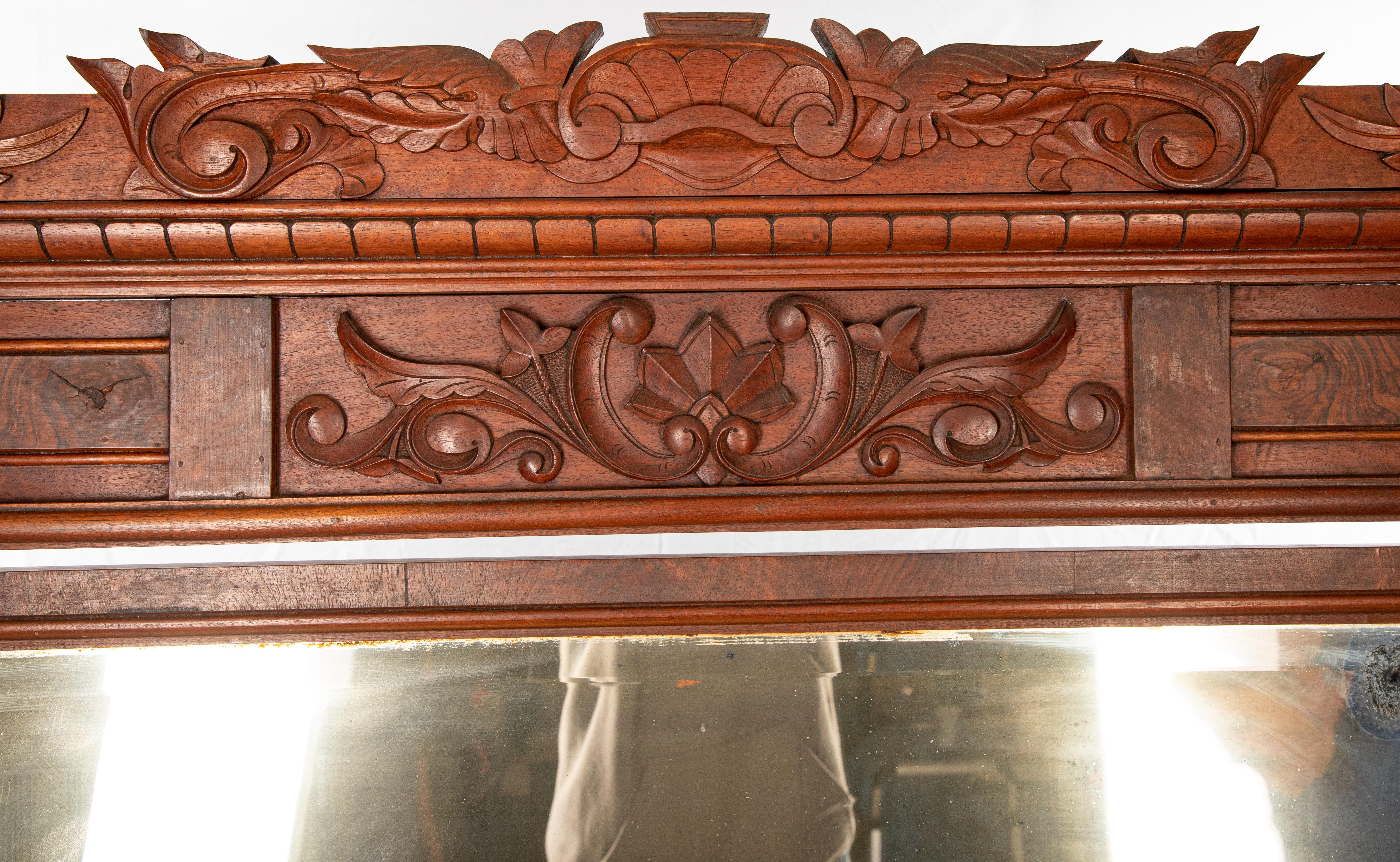 19th Century Marble-Top Walnut Dresser