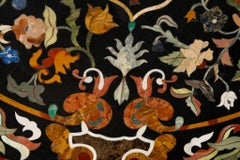 Marble top with semi-precious stones
