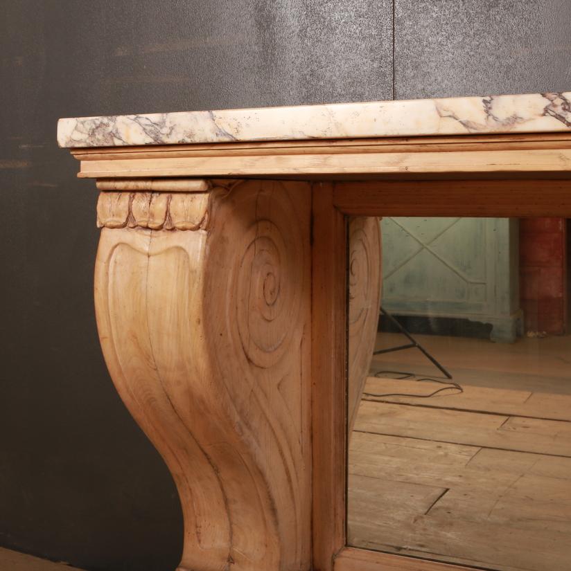 Marble Topped Console Table In Good Condition In Leamington Spa, Warwickshire