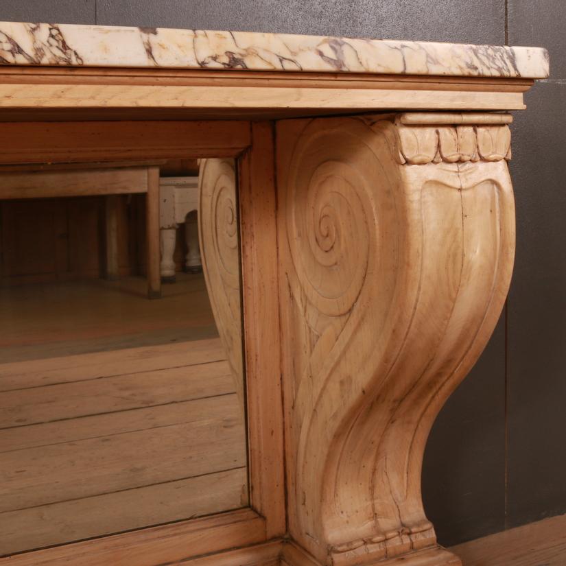 19th Century Marble Topped Console Table