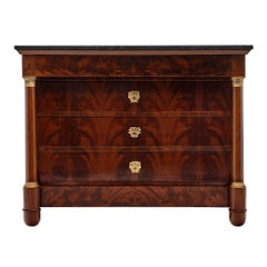 Marble Topped Empire Period Chest