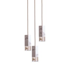 Marble Trio Chandelier by Formaminima