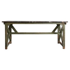 Marble trompe l'oeil console table, 1920s.