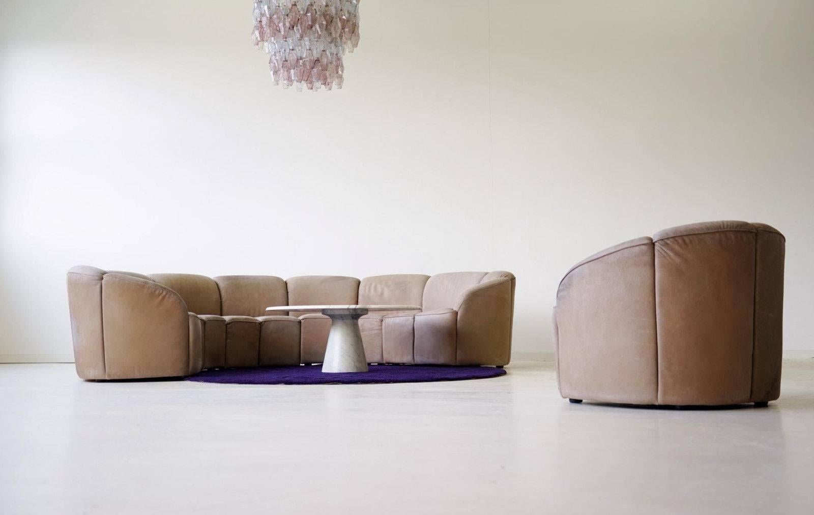 Mid-Century Modern Marble Tulip Sofa Side Table Eros by Angelo Mangiarotti Skipper, Italy