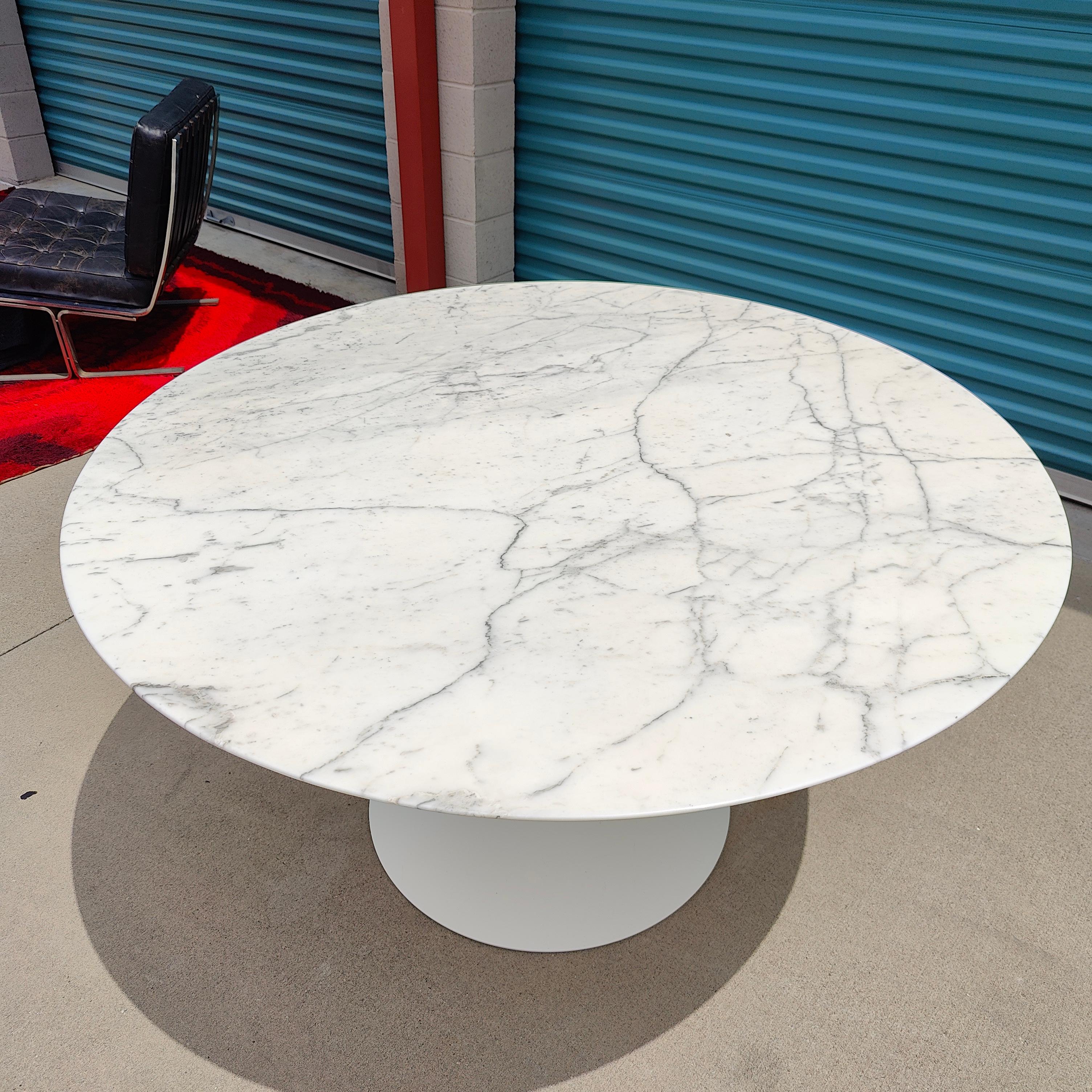 Marble Tulip Table by Eero Saarinen for Knoll, 50th Anniversary Edition 3