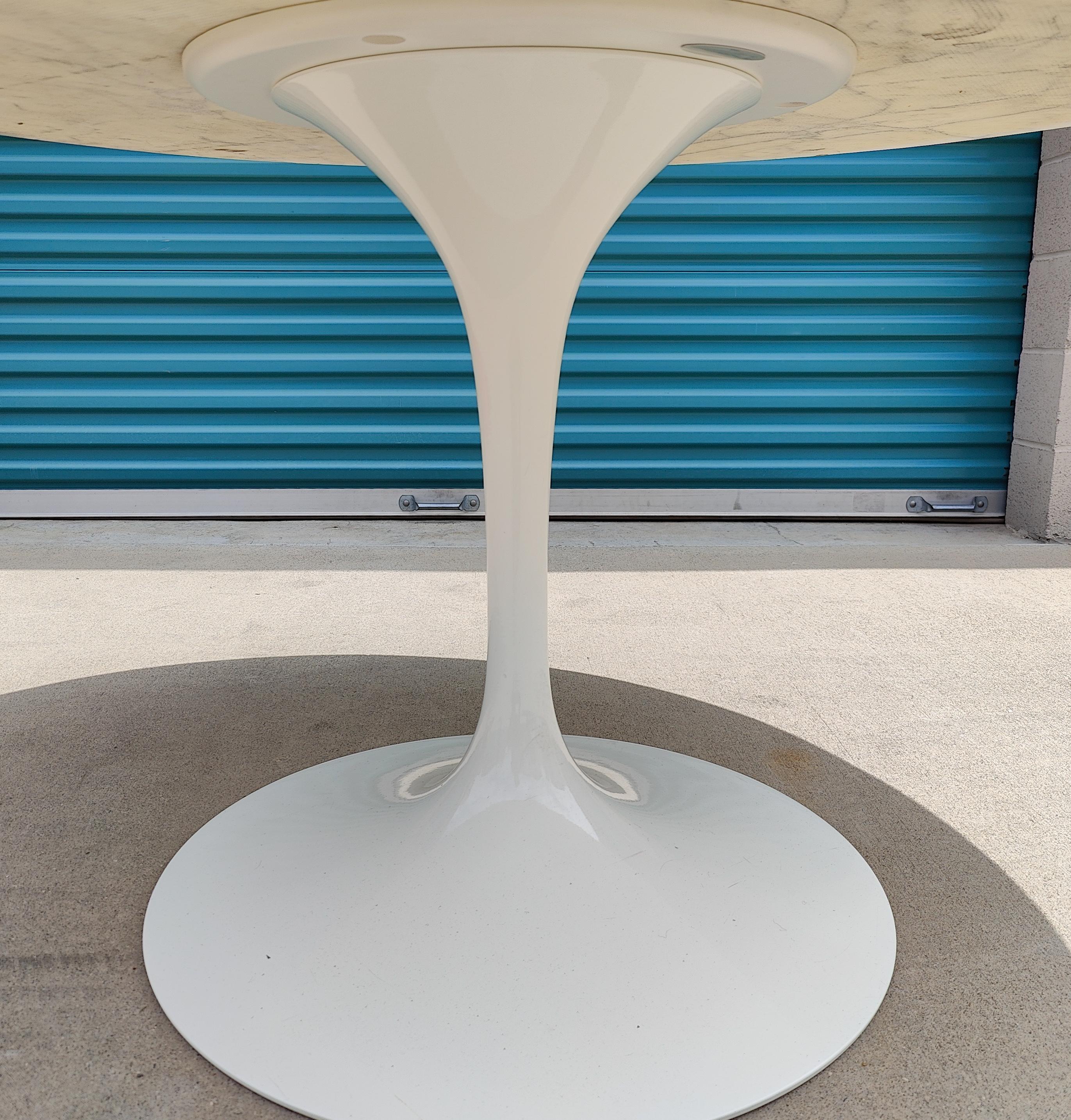Italian Marble Tulip Table by Eero Saarinen for Knoll, 50th Anniversary Edition
