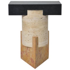 Marble Tuskan Stool by Oeuffice