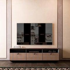Marble TV Cabinet with 3 Drawers