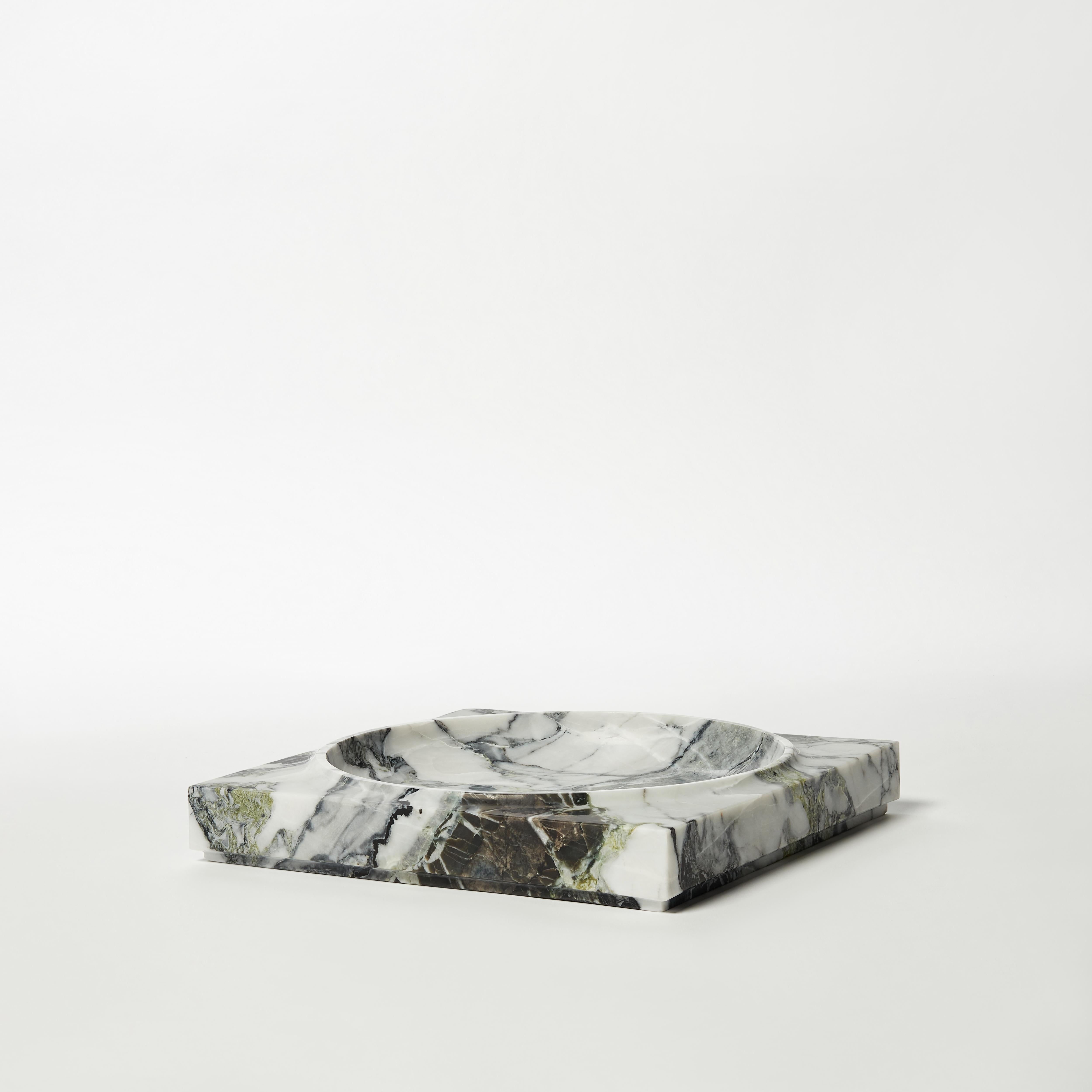 Post-Modern Marble Unique Plinth 10 by Matthew Fisher