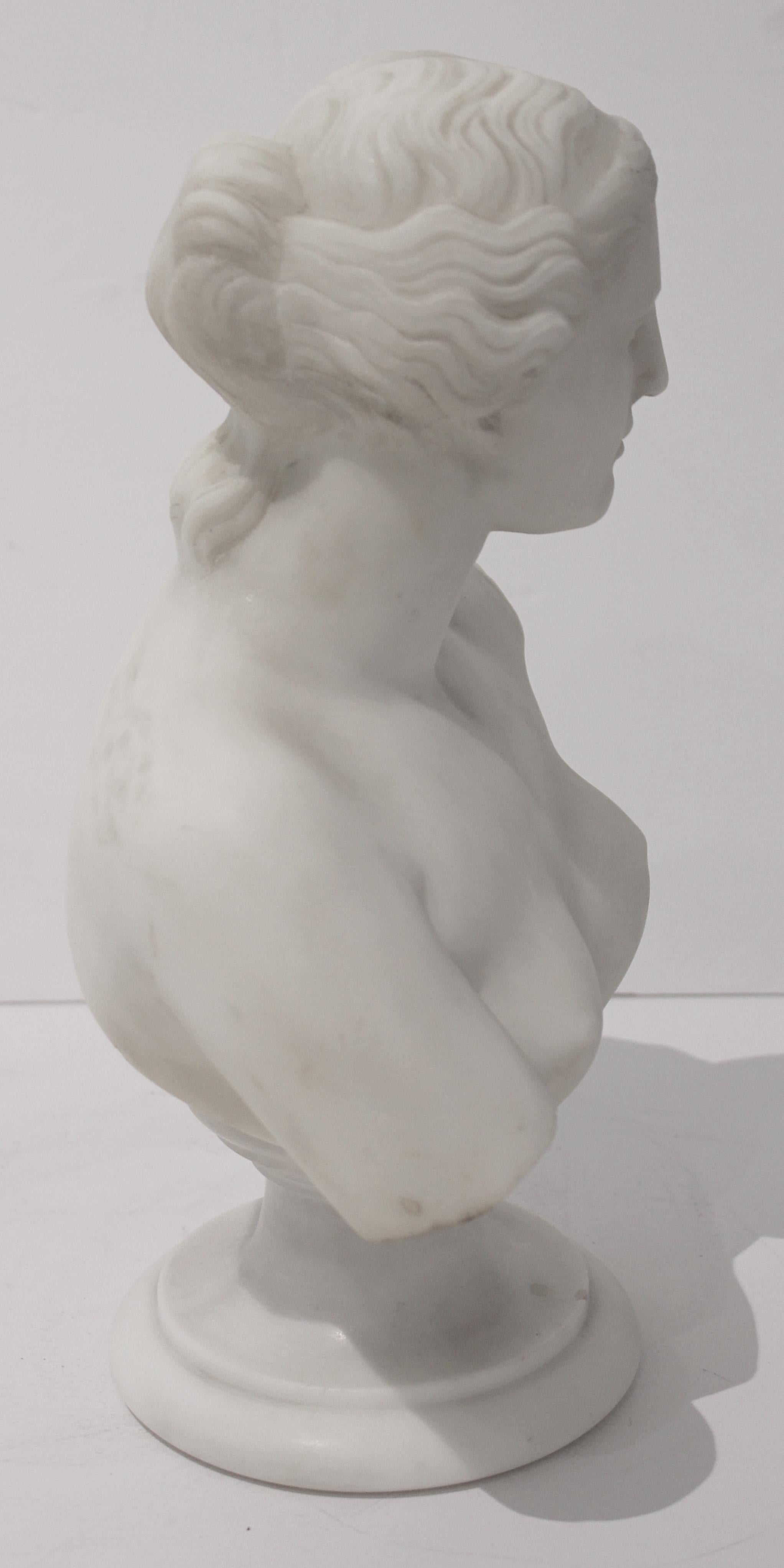Hand-Carved Marble Venus Sculpture