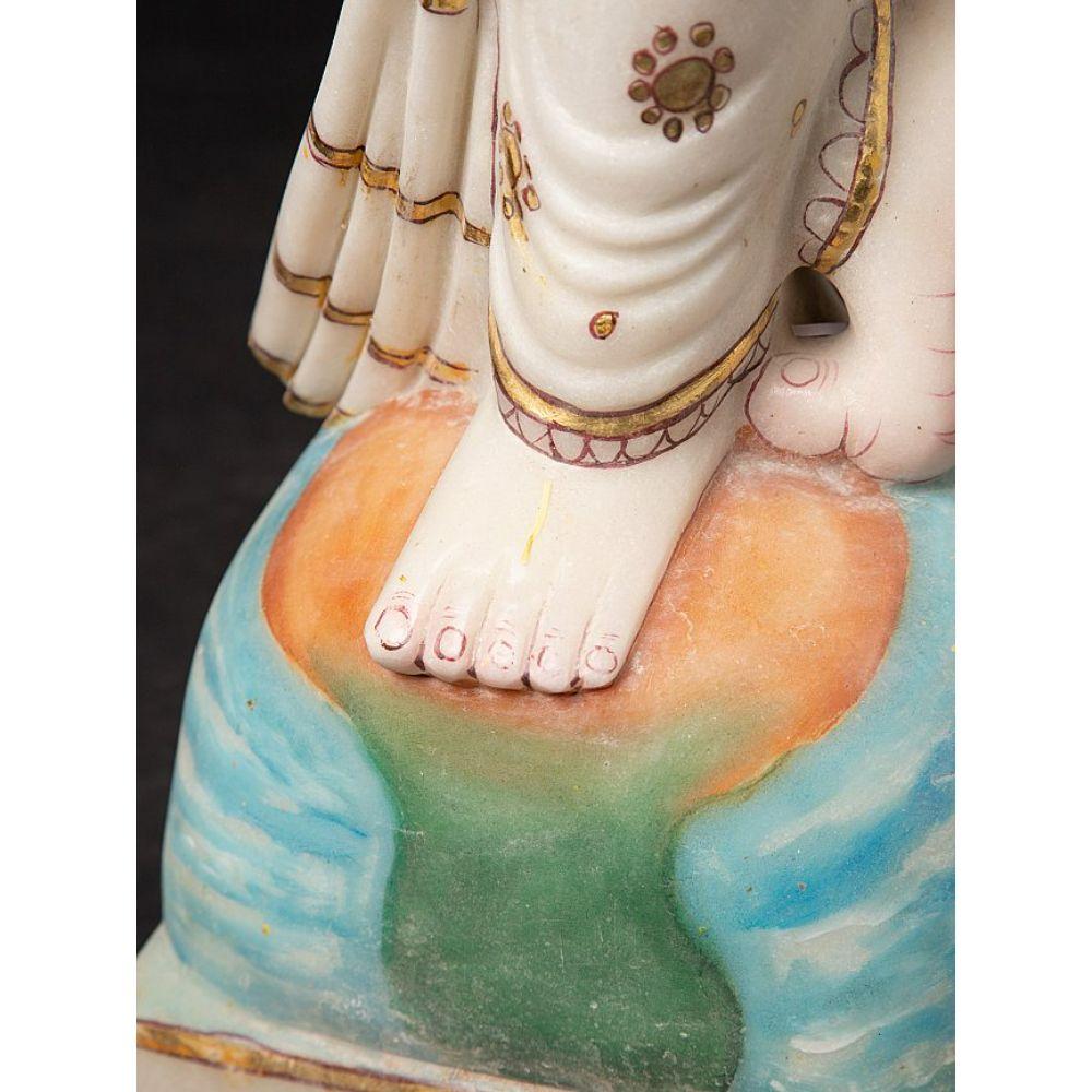 Marble Vishnu statue from India from India For Sale 8