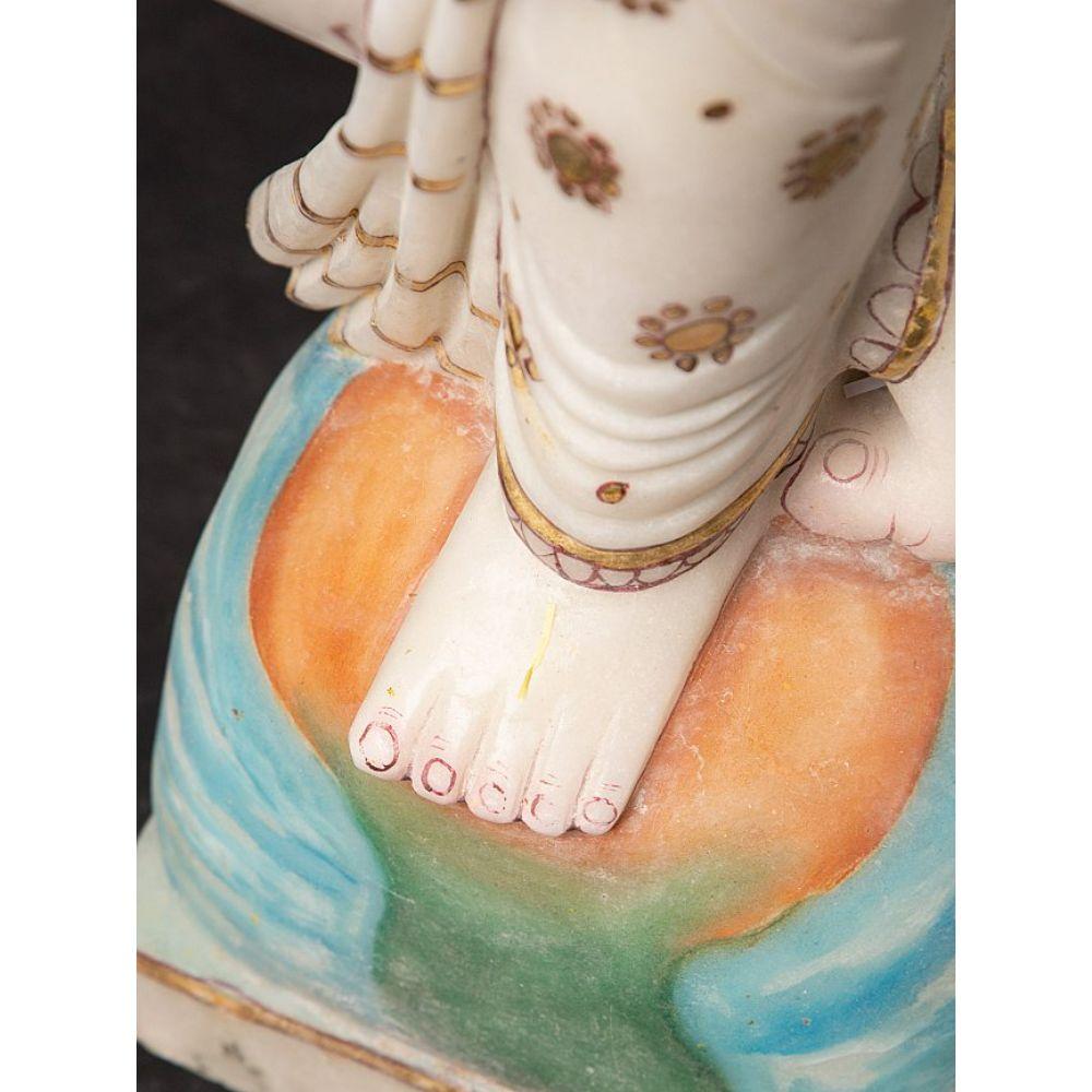 Marble Vishnu statue from India from India For Sale 13