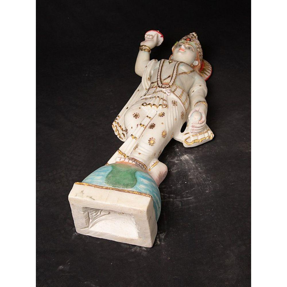 Marble Vishnu statue from India from India For Sale 14