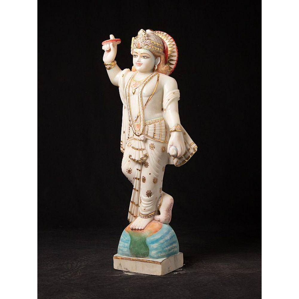 Indian Marble Vishnu statue from India from India For Sale