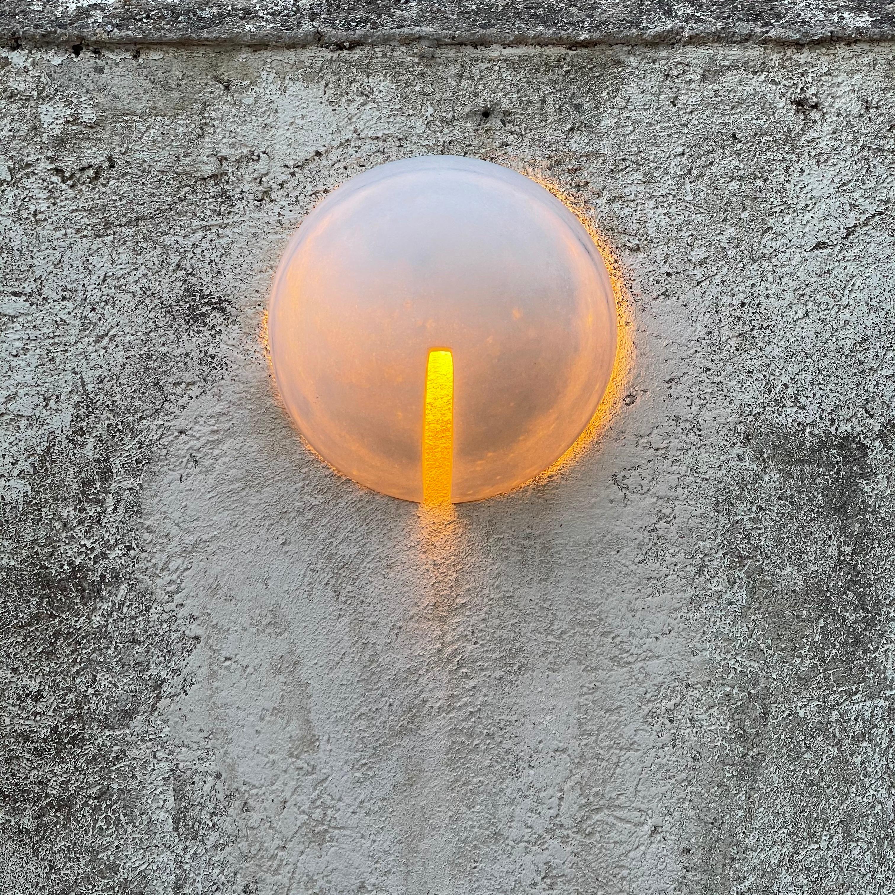 Greek Marble Wall Lamp by Tom von Kaenel For Sale
