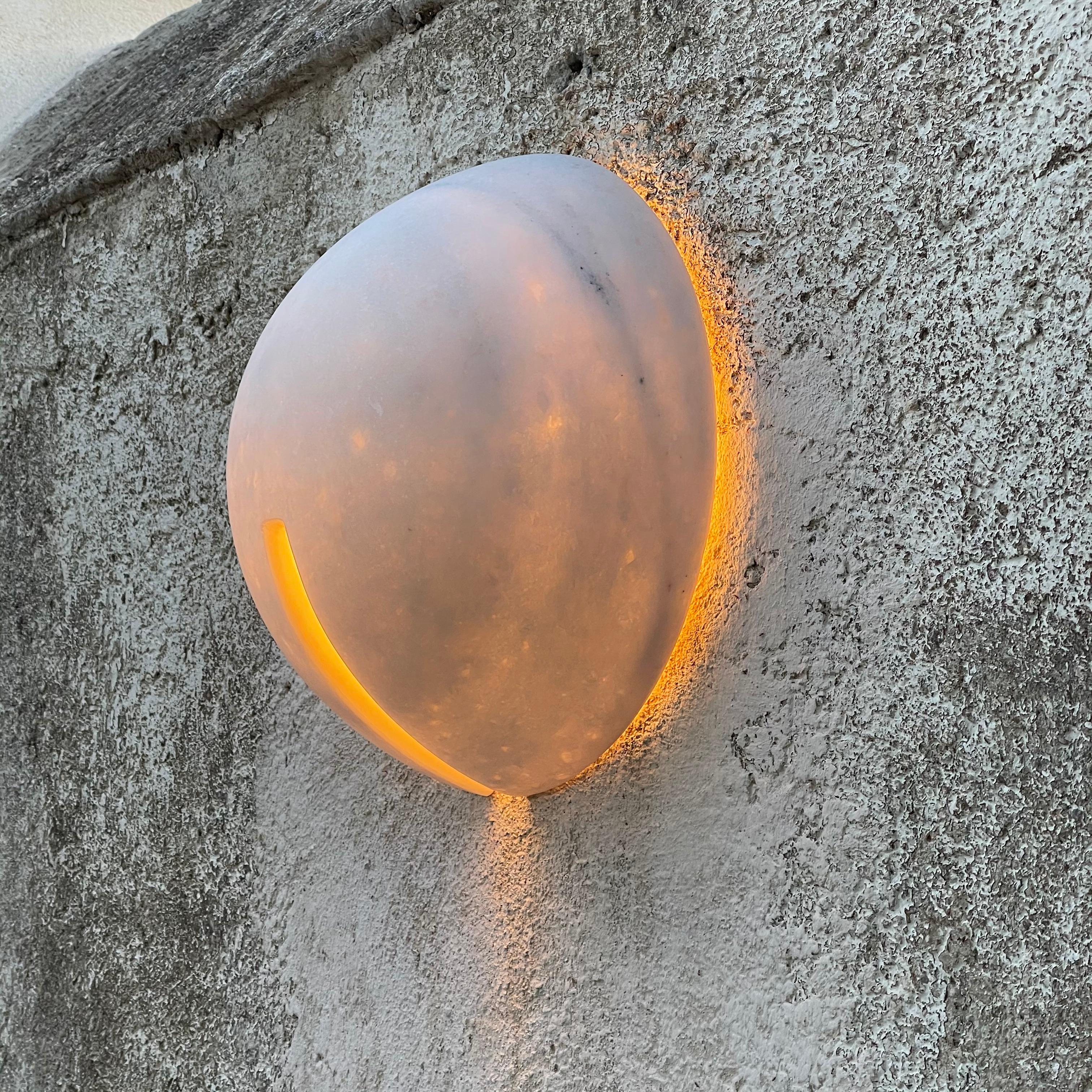 Contemporary Marble Wall Lamp by Tom von Kaenel