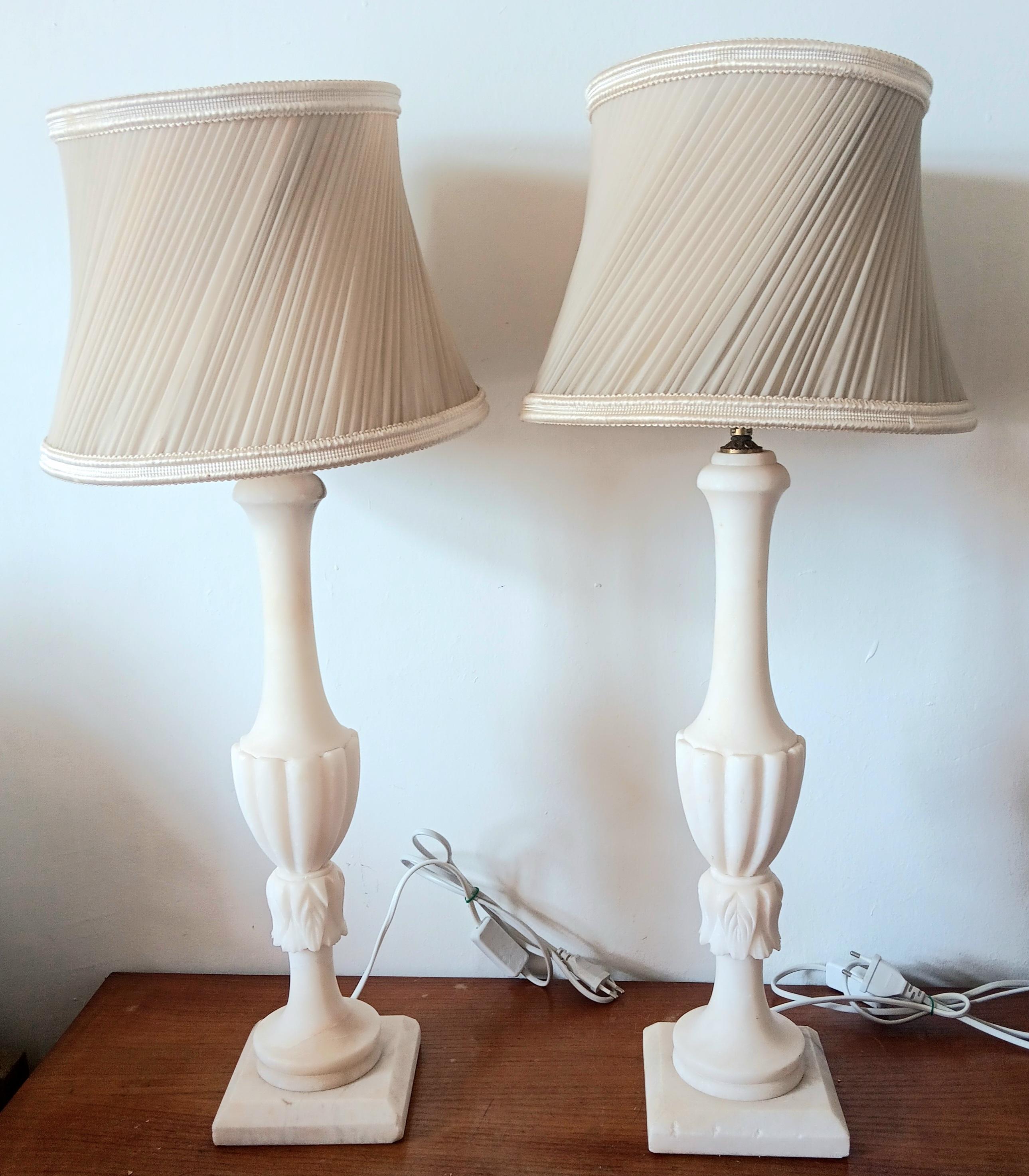 Last days!!!!
I accept reasonable offers on my entire catalog (small and medium-sized items only)

Precious lamps of staturium (sculture)marble,
They are tall, stylized and elegant lamps.
 They are very well made and are in perfect condition.
Due to