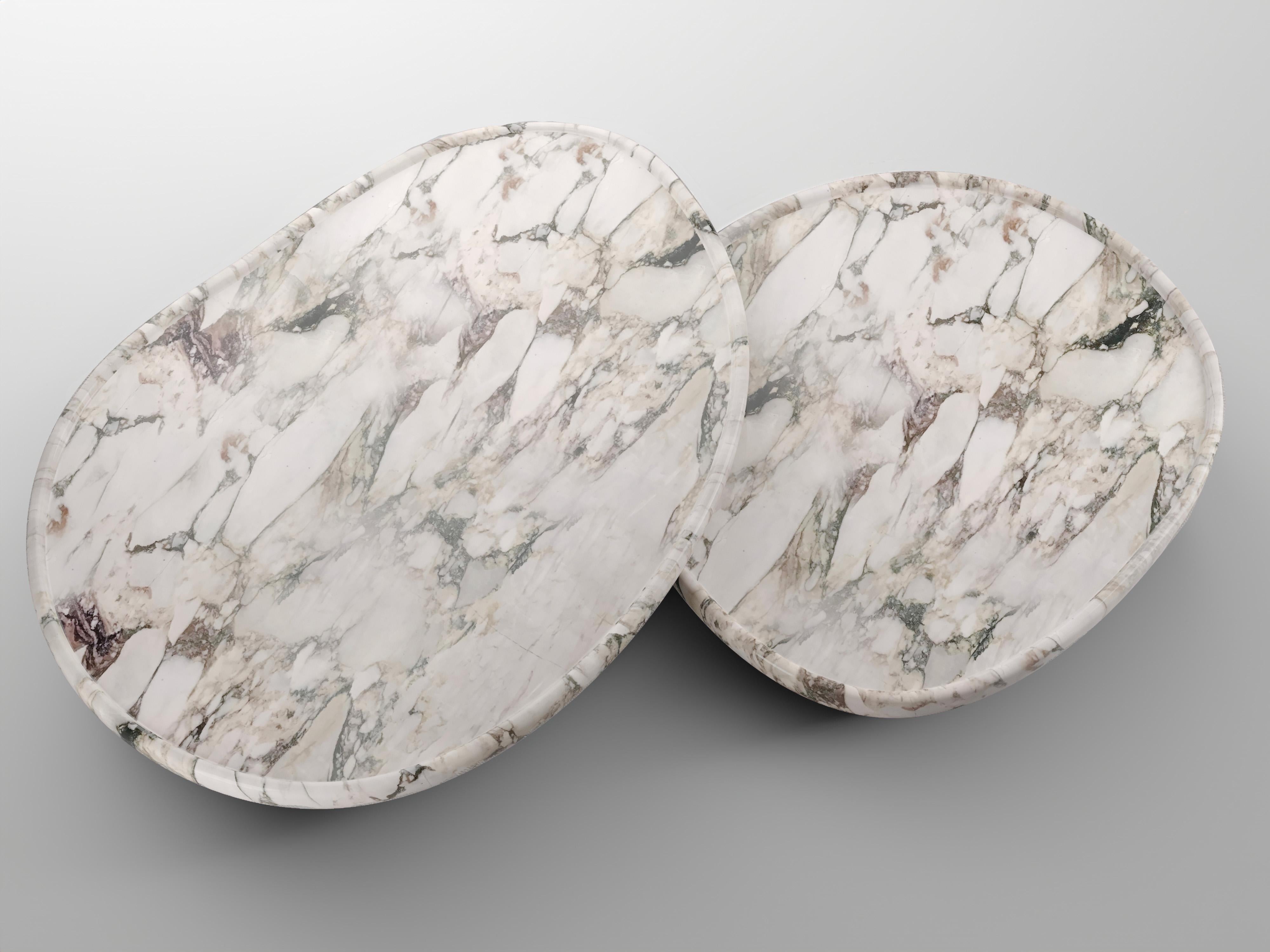 Marble Yko Low Coffee Table by KY ARCHITECTURE (Französisch) im Angebot
