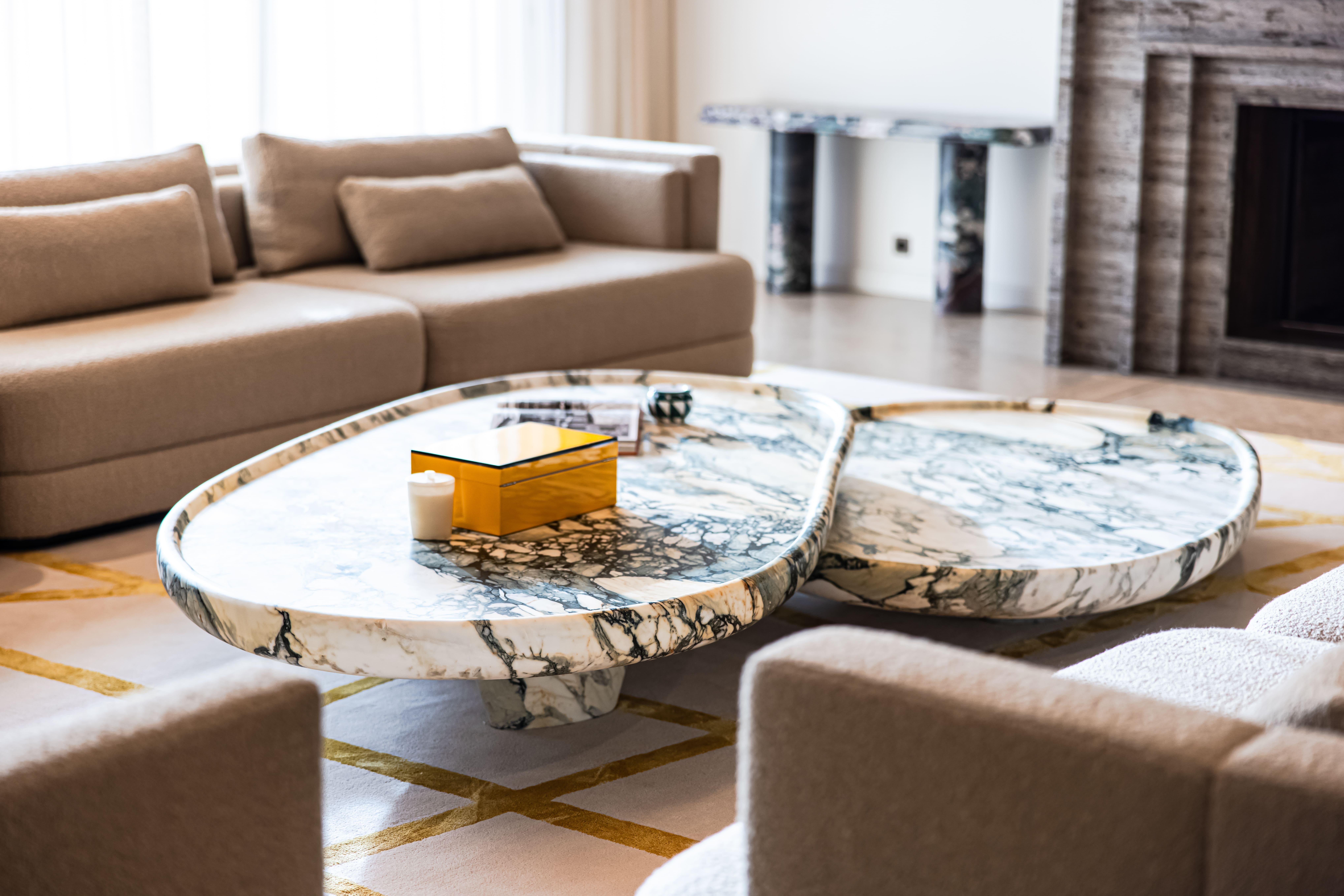 Marble Yko Low Coffee Table by KY ARCHITECTURE im Angebot 3