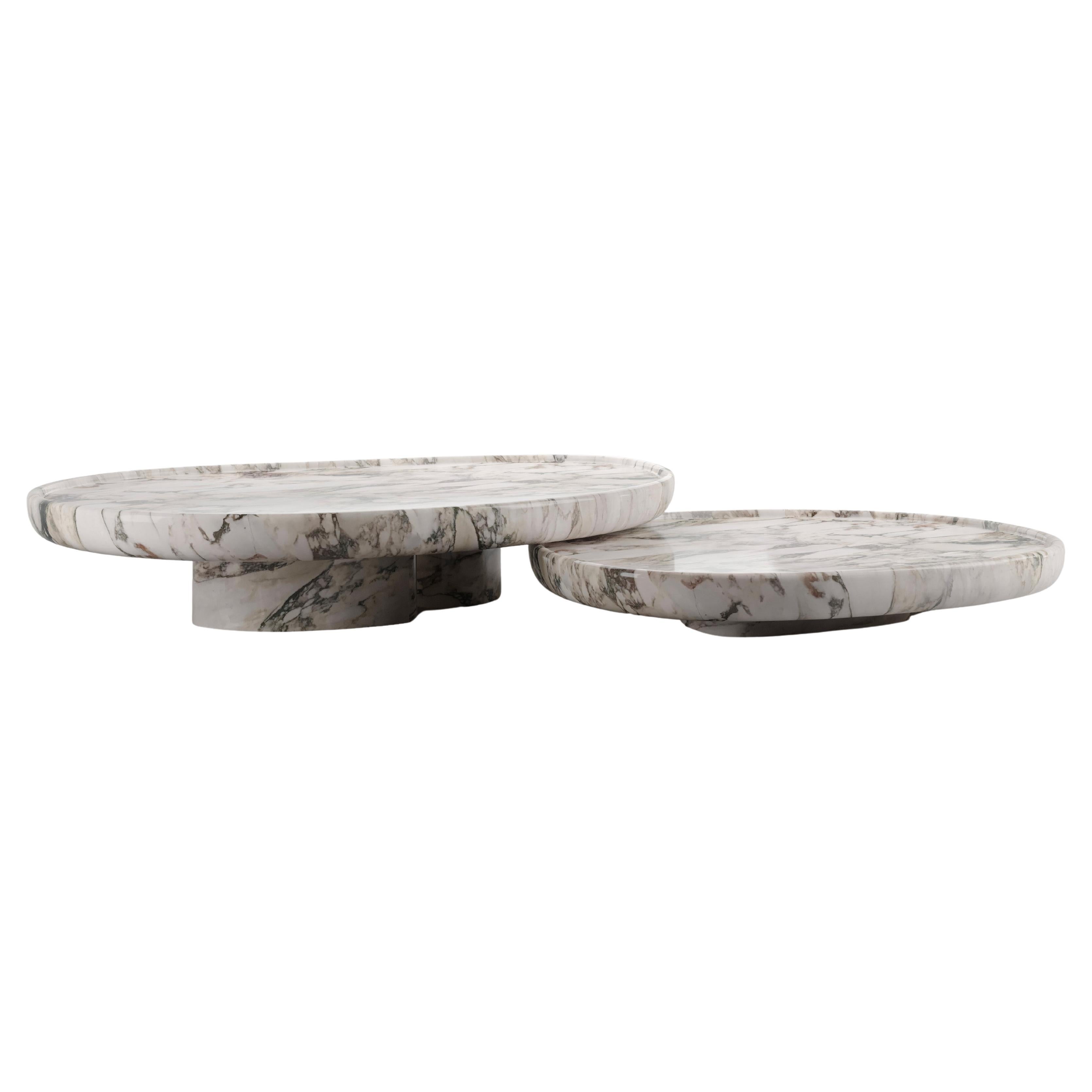 Marble Yko Low Coffee Table by KY ARCHITECTURE