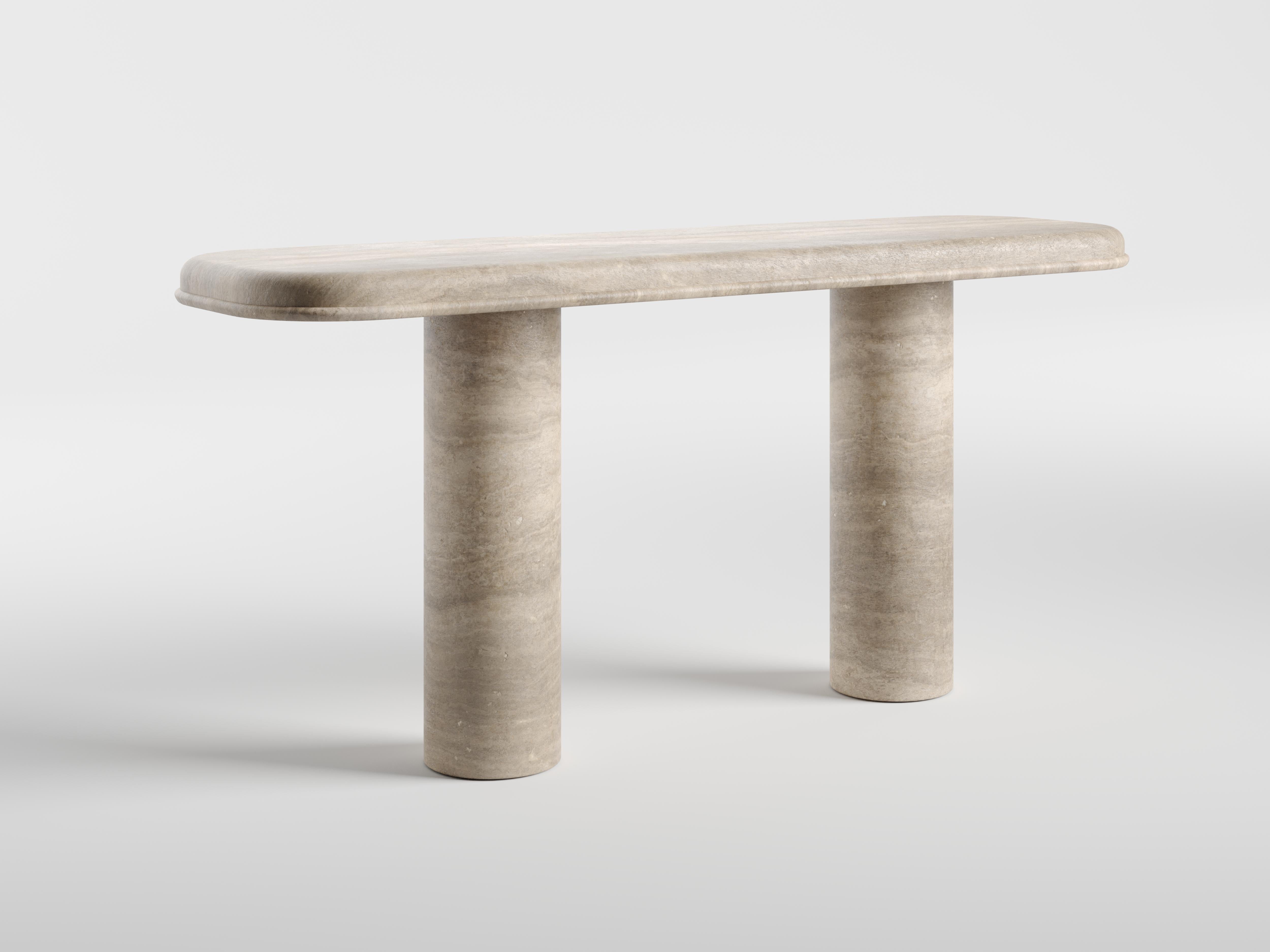 Consola de mármol Yno by KY ARCHITECTURE
Dimensiones: An 140 x Pr 38 x Al 75 cm
Materiales: Piedra y mármol / Madera maciza y metal.
Acabados disponibles : Mármol / Travertino

Kelly Boukobza es la fundadora de KY Architecture.
Apasionada por la